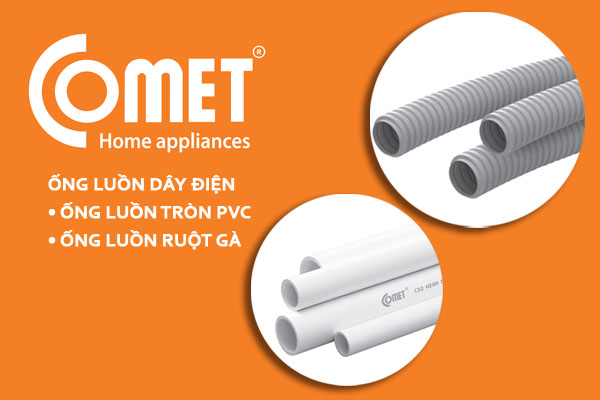 [Cập Nhật Giá] Ống Nhựa Luồn Dây Điện COMET