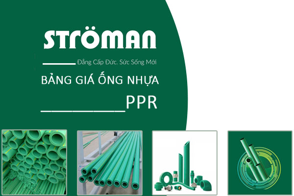 [Cập Nhật Giá] Ống Nước Nóng Lạnh Stroman - Nhựa PPR