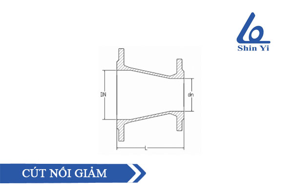 Cấu tạo cút nối giảm - thương hiệu Shinyi