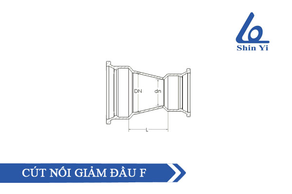Cấu tạo cút nối giảm đầu F - thương hiệu Shinyi