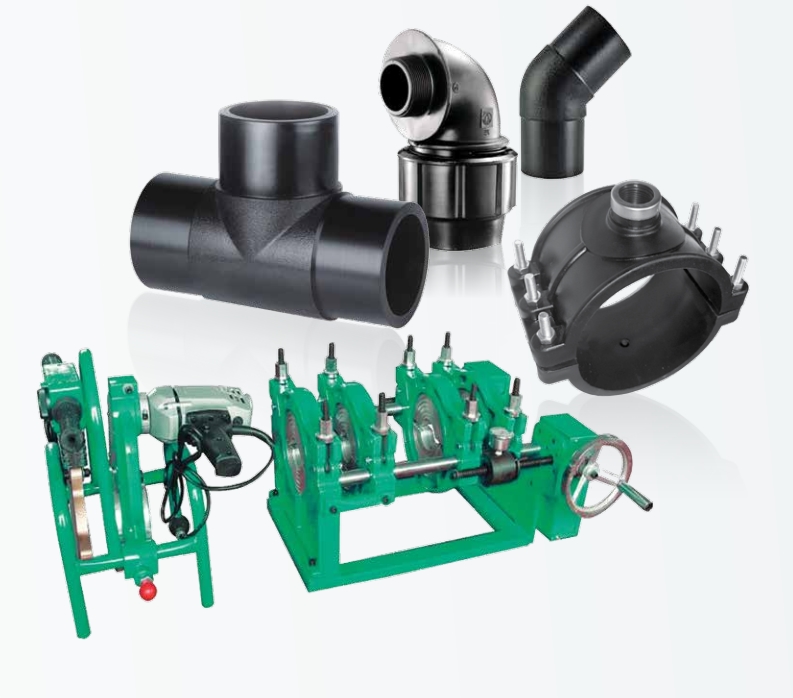 Các loại phụ kiện ống nhựa HDPE được sử dụng phổ biến.