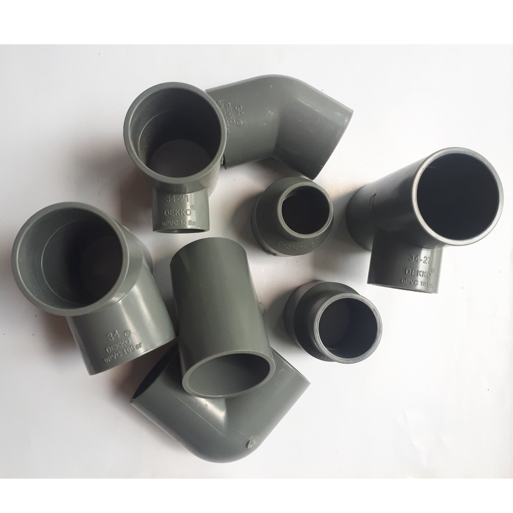 Cút góc phụ kiện ống nhựa uPVC Bình Minh độ dài tiêu chuẩn