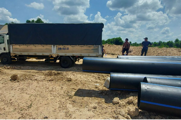 Nhà phân phối ống nhựa Tiền Phong đại lý cấp 1 giao hàng ống HDPE