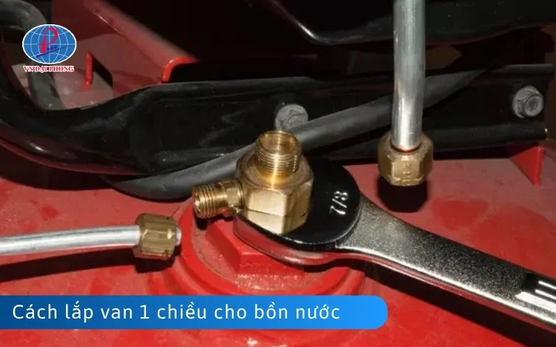 Hướng dẫn chi tiết cách lắp van 1 chiều cho bồn nước