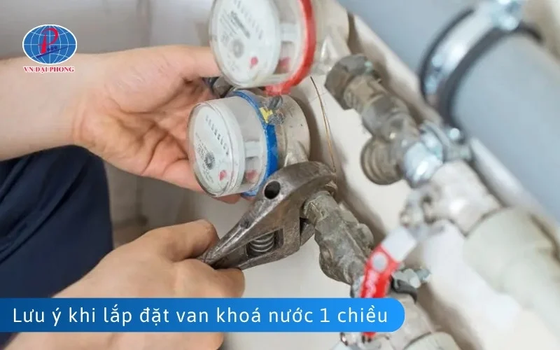 Lưu ý về cách lắp van 1 chiều cho bồn nước